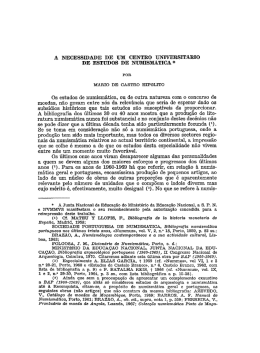 A NECESSIDADE DE UM CENTRO UNIVERSITÁRIO DE ESTUDOS