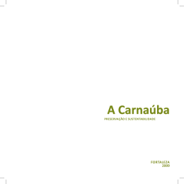 A Carnaúba - Preservação e Sustentabilidade - Adece
