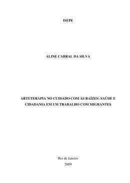 Arteterapia no cuidado com as ra&iacute;zes, sa&uacute;de e cidadania:um