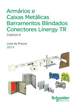 Armários e Caixas Metálicas Barramentos Blindados