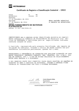 Descargar certificado Petrobras. Nicsa Brasil