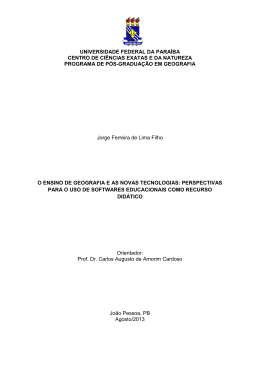 UNIVERSIDADE FEDERAL DA PARAÍBA CENTRO DE