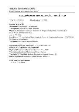 25.753.0480.1O29.0033 - Amplia&ccedil;&atilde;o e Moderniza&ccedil;&atilde;o do Centro de