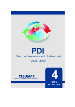 Plano de Desenvolvimento Institucional