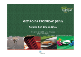 GEST&Atilde;O DA PRODU&Ccedil;&Atilde;O (GPd)