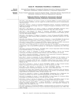 Anexo B &ndash; Resultados Cient&iacute;ficos e Acad&eacute;micos