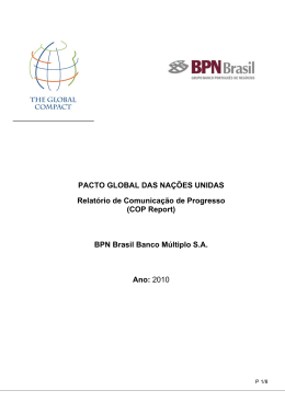 BPN Brasil Banco Múltiplo SA Ano: 2010