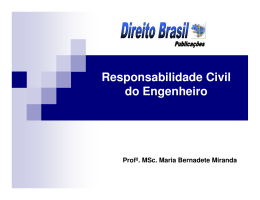 Responsabilidade Civil do Engenheiro