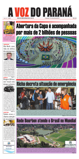 Edi&ccedil;&atilde;o no 585 - Jornal A Voz do Paran&aacute;