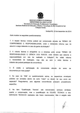 Esclarecimento I