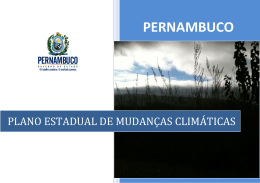 plano estadual de mudanças climáticas