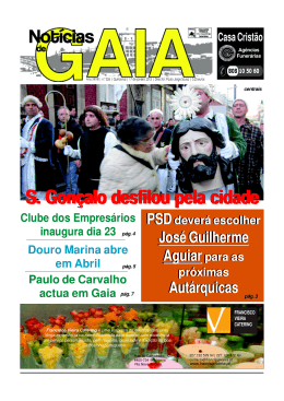 Janeiro - Not&iacute;cias de Gaia