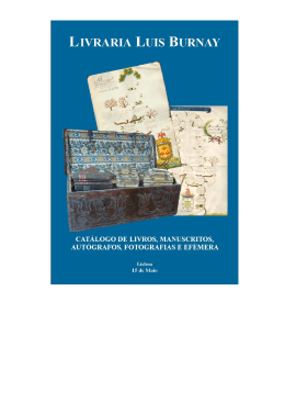 Leil&atilde;o Maio 2014 - Livraria Luis Burnay