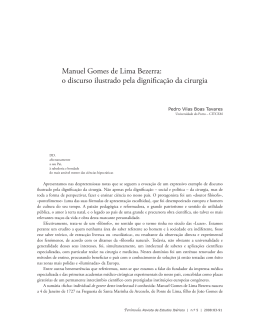 o discurso ilustrado pela dignifica&ccedil;&atilde;o da cirurgia