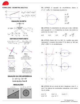 (UFRGS) Os pontos A(-1, 3)