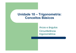 Trigonometria: Conceitos Básicos