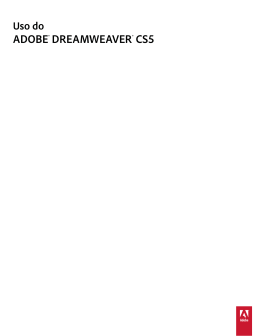 Uso do Adobe® Dreamweaver® CS5