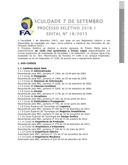 Veja o Edital Completo