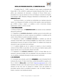 A Faculdade Pedro II &ndash; FAPE2, institui&ccedil;&atilde;o de ensino superior