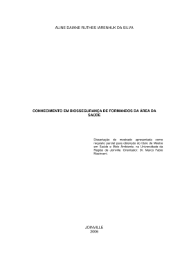 aline daiane ruthes iarenhuk da silva conhecimento em