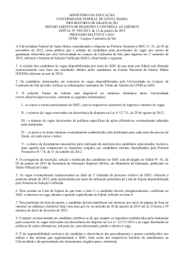 Edital n&ordm; 003/2015