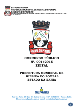 Edital Guarda Civil Municipal 2015