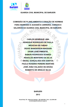 GUARDA CIVIL MUNICIPAL DE BARUERI