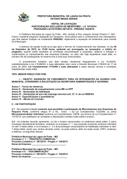 Preg&atilde;o 154-2015 Aquisi&ccedil;&atilde;o de fardamento para guarda civil