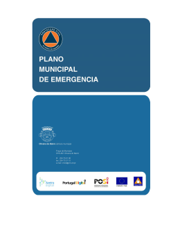 Plano Municipal de Emerg&ecirc;ncia - C&acirc;mara Municipal de Oliveira do