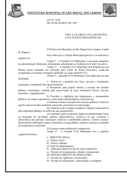 PREFEITURA MUNICIPAL DE S&Atilde;O MIGUEL DOS CAMPOS