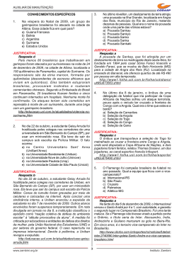 Prova - Operador de M&aacute;quinas