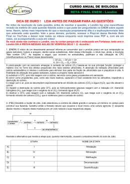 DICA DE OURO ! LEIA ANTES DE PASSAR PARA AS QUEST&Otilde;ES