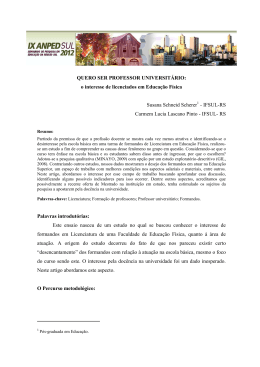 QUERO SER PROFESSOR UNIVERSIT&Aacute;RIO: