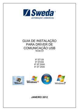 Manual de Instala&ccedil;&atilde;o - Driver USB V.2