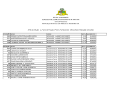 Resultado ap&oacute;s a Prova de T&iacute;tulo e Pr&aacute;tica