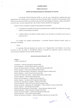 Veja o Termo de Homologa&ccedil;&atilde;o