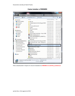 Como instalar o FIREBIRD