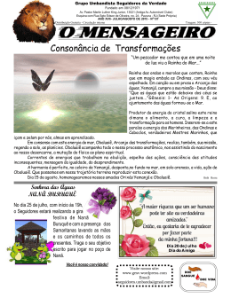 Conson&acirc;ncia de Transforma&ccedil;&otilde;es - In&iacute;cio