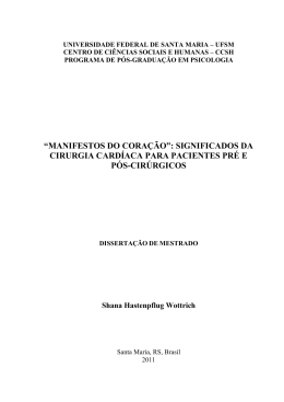 10. “manifestos do coração”: significados da cirurgia cardíaca para