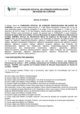EDITAL 03 M&Eacute;DICOS - PUBLICA&Ccedil;&Atilde;O