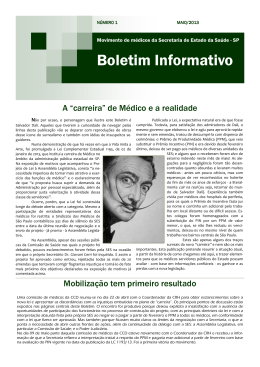 Boletim Médico - maio 2013