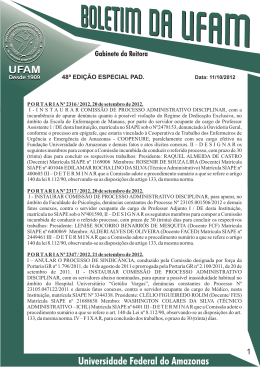 Boletim 48 Edi&ccedil;&atilde;o Especial - PAD 20/09