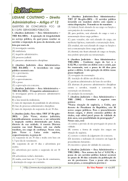 LIDIANE COUTINHO &ndash; Direito Administrativo