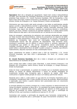 Ita&uacute; Unibanco script - Queiroz Galv&atilde;o Explora&ccedil;&atilde;o e Produ&ccedil;&atilde;o