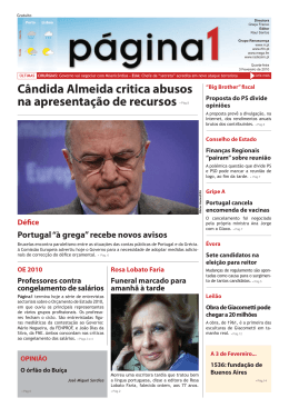 Cândida Almeida critica abusos na apresentação de