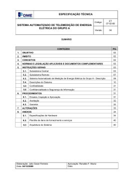 et 07-02-68 sistema de telemedi&ccedil;&atilde;o v4 - DME Distribui&ccedil;&atilde;o