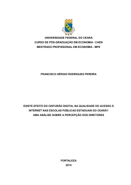 Modelo de Previsão PIMPF BR - Universidade Federal do Ceará