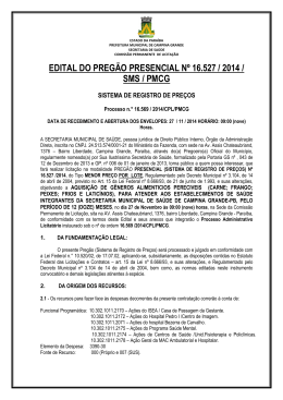 Preg&atilde;o Pres.-SRP 16.527-14 - CARNES e derivados.