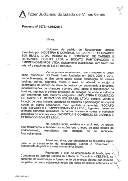Decis&atilde;o de Deferimento