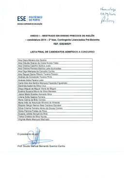 CLI-&laquo;Lo . `l 9 /&ldquo;)/Lz4 - Escola Superior de Educa&ccedil;&atilde;o do Instituto